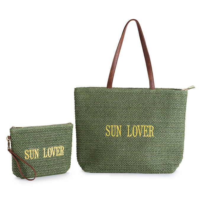 BORSA "SUN LOVER" CON POCHETTE